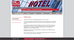 Desktop Screenshot of curator-hotels.com